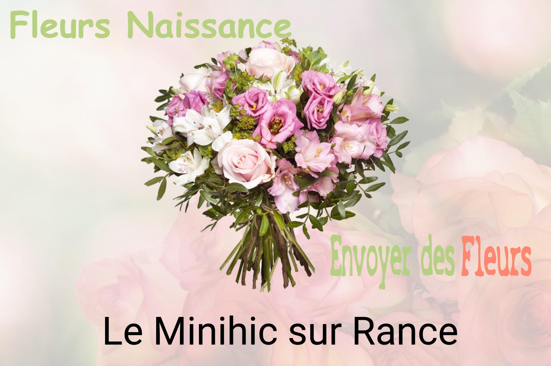 Bouquet de fleurs de naissance livré à Le Minihic-sur-Rance